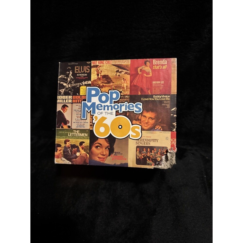 Time Life Pop Memories of the 60s CD Box Set 10-Disc Sealed Discs Only 1 opened